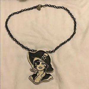 Deadly Dames Micheline Pitt pirate necklace NEW